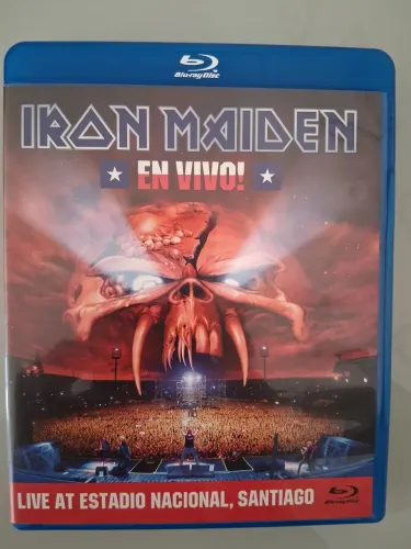 DVD BLU RAY IRON MAIDEN - SHOW EM SANTIAGO, CHILE