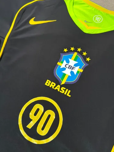 Camisa Brasil Versão Preta - Total 90