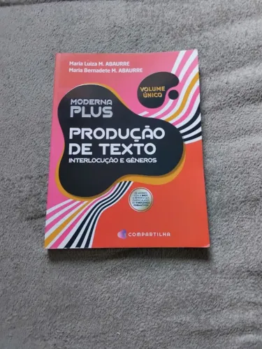 Livro moderna plus Produção de texto