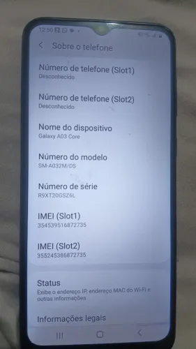Celular a03core
