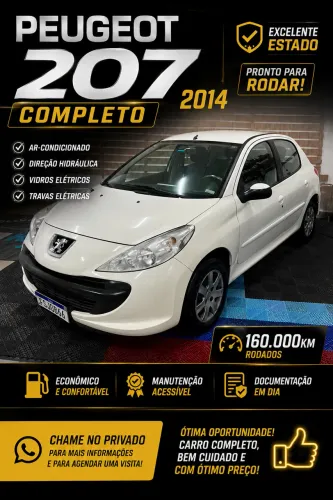 Peugeot 207 Active 1.4 Flex 8V 5P 2014