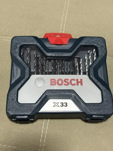 Kit de Brocas Bosch 33 Peças | Maleta Organizadora