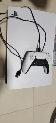 Ps5 FAT com Leitor disco, 2 controles, 6 jogos