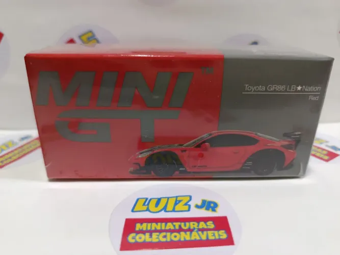 Mini GT - Toyota GR 86 - LB - Vermelho