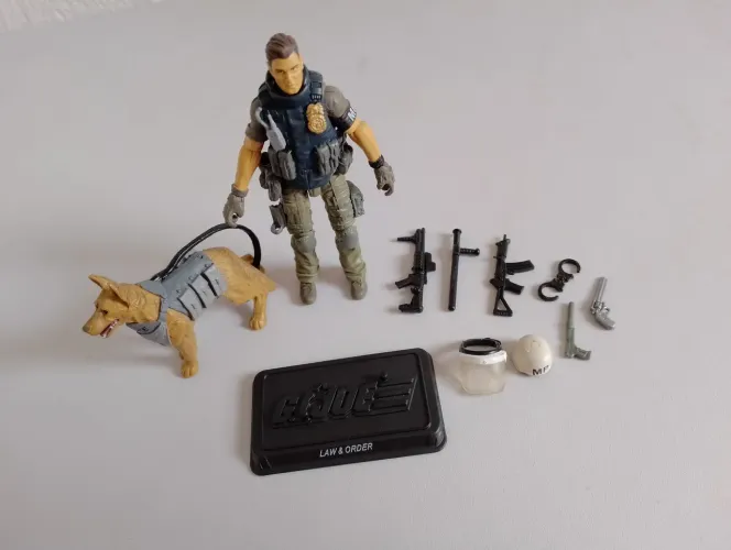Gi Joe 25th Law & Order versão 6 Escala 3,75 HASBRO 