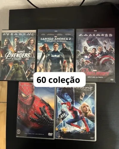 Coleção DVDs Super Heróis Marvel
