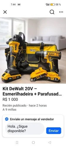 COMBO DE PARAFUSADEIRA FURADEIRA E LIXADEIRA COM MOCHILA AS DUAS FERRAMENTAS