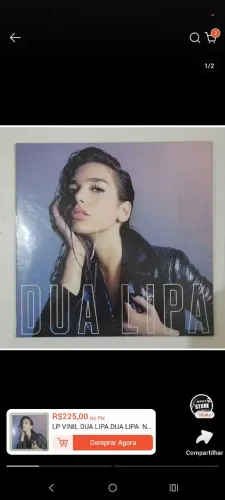 lp Dua Lipa novo lacrado
