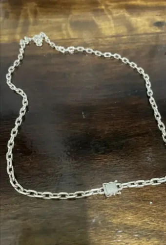 Corrente de prata 925. 5.5mm 45 gramas