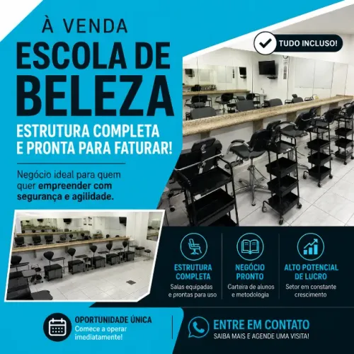 Estrutura de Escola de Beleza 