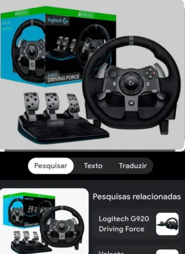 Volante g20 com cambio para Xbox série S