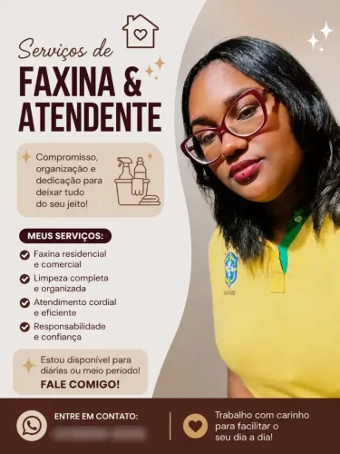 Trabalho Faxina ? Atendente