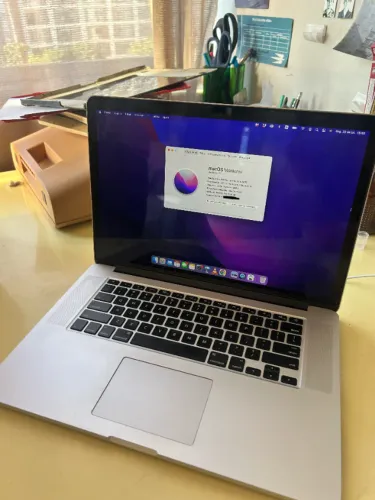 MacBook Pro Retina 15'' 2015 i7 Quad-Core | 16GB RAM | SSD 512GB | Monterey | Formatado