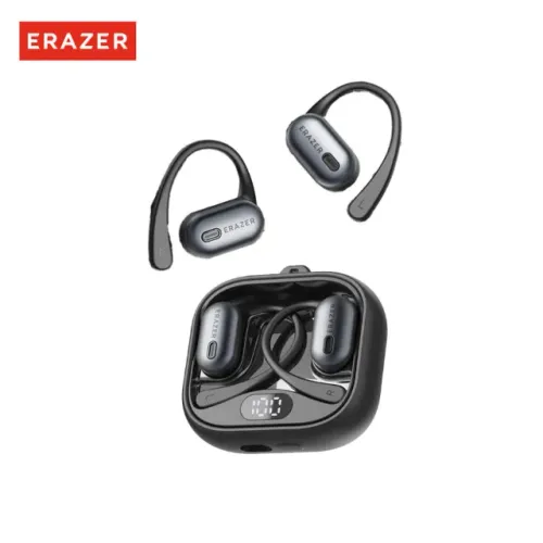 Fone de Ouvido Sem Fio ERAZER XF53 Bluetooth V6.0 IPX5 Esportivo Com Tradutor de IA- De Ga