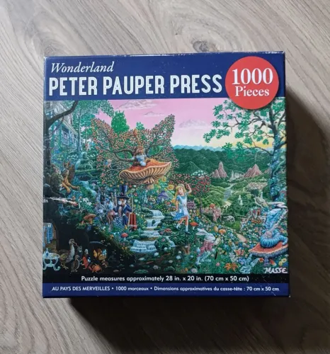 Quebra-cabeça Wonderland 1k peças Peter Pauper Press