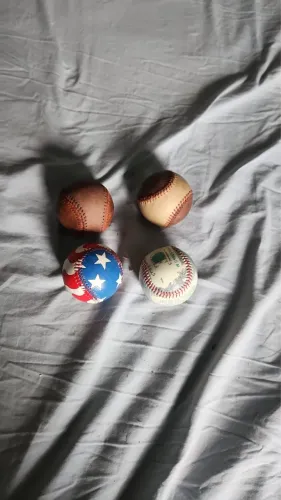 04 bolas de baseball vintage 
