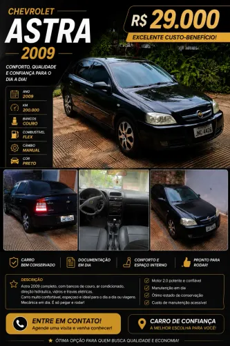 Chevrolet Astra Advantage 2.0 MPFI 8V Flexpower 5P 2009
