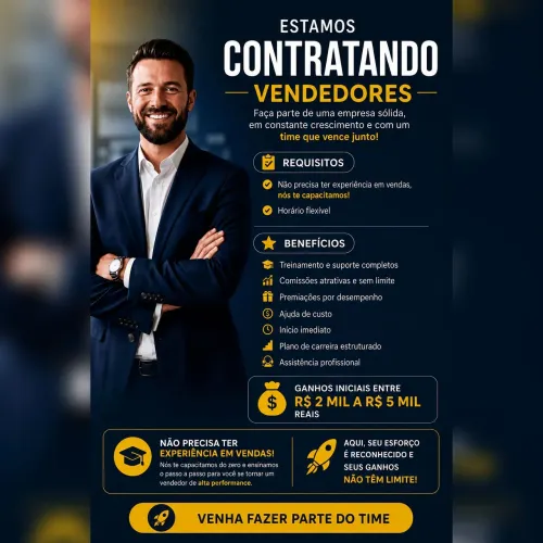 OPORTUNIDADE VENDEDOR