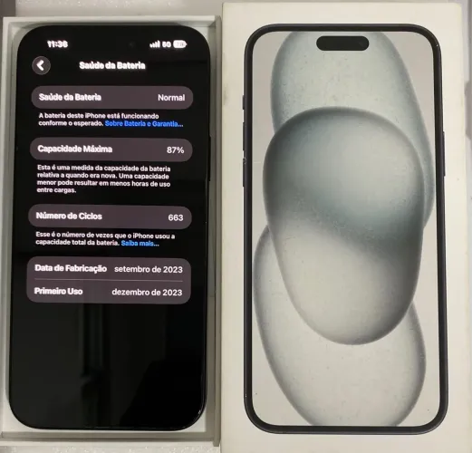 iPhone 15 plus 128 gigas completo!