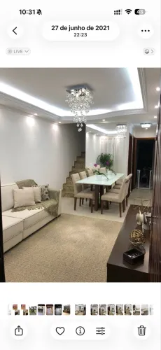 Mesa de Jantar 4 lugares de madeira maciça