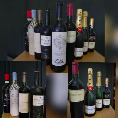 Lote Exclusivo de vinhos Premium e champagnes