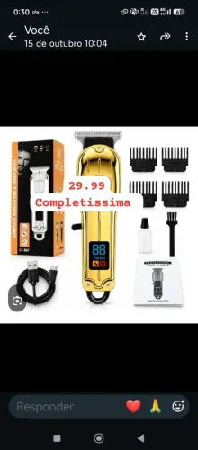 Máquina de corte e depilação digital