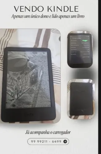 Kindle 11ª Geração (2024) - 16 GB | Como Novo + Capa + Carregador Original