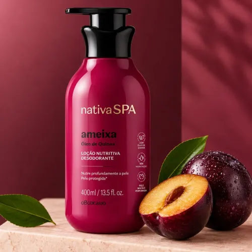 Loção Hidratante Desodorante Corporal Nativa SPA Ameixa 400ml