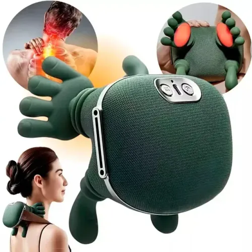 Massageador de Pescoço inteligente de mão compreensão sem fio alívio da dor
