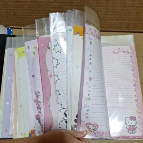 Folhas de fichário para coleção + pasta preta