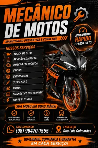 Serviço Mecânico de Moto