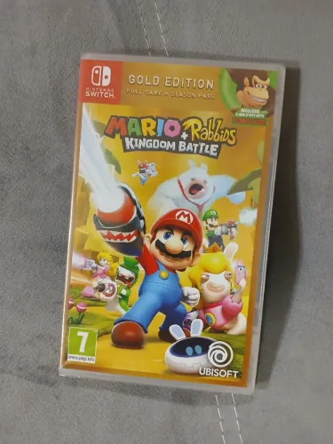 Mario + Rabbids Kingdom Battle Gold Edition Switch Lacrado!