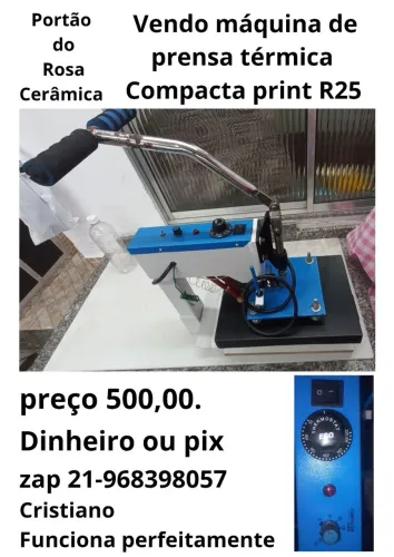 Prensa térmica de camisas