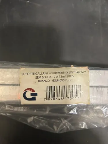 Suporte Split 400mm S/ Solda Inox 7 A 12 Mil Btu Gallant