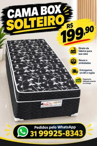 CAMA BOX SOLTEIRO