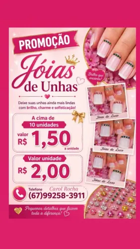 Jóias para Pedicure