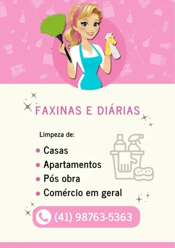 Diarista/ faxineira