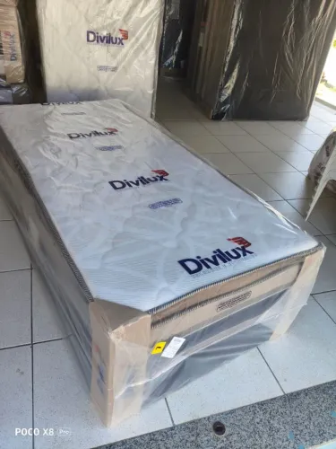 Mega promoção camas box solteiro novas com pillow top
