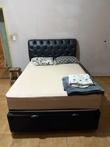 Cama baú box casal 