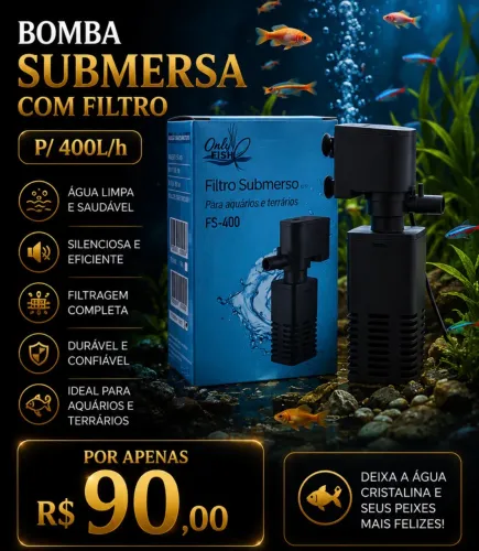 Bomba Submersa P/ Arquario 