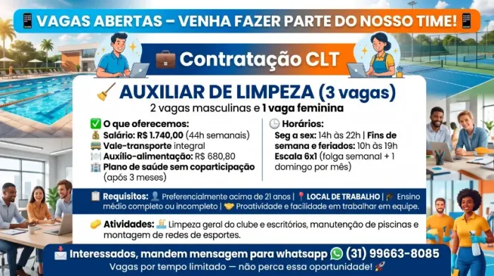 Auxiliar de Serviços Gerais