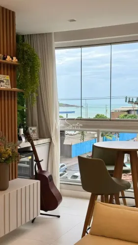 À venda | PORTEIRA FECHADA | 62m², 2 quartos, 2 vagas de garagem | Praia de Itaparica | R$