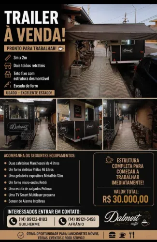 TRAILER SEMI NOVO - COMPLETO 