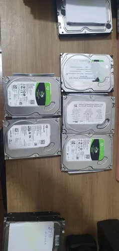 Lote 5 HDs saúde 100% ( 4 TB, 2TB , 1 TB )