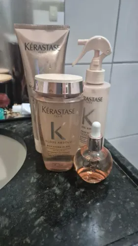 Desapego de Kit Kérastase Gloss Absolu Original com 4 Itens!Tratamento profissional comple
