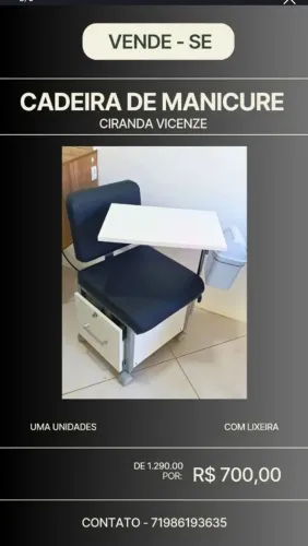 MANICURE ( CADEIRA )