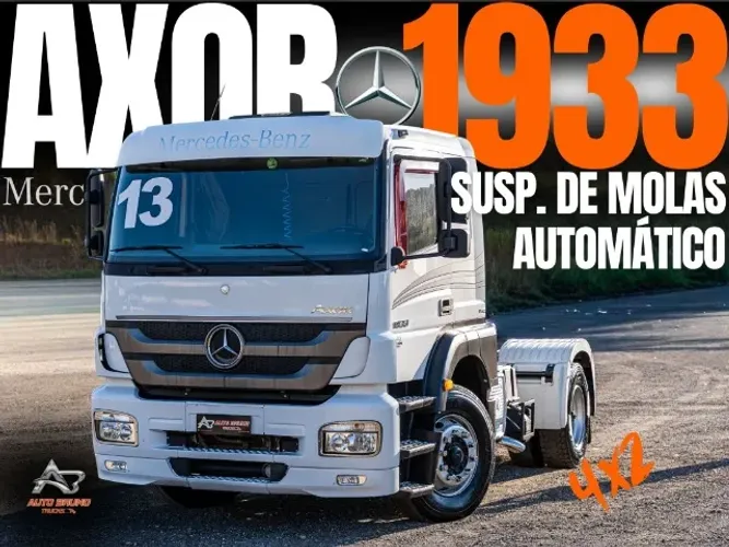MB 1933 2013 4x2 Axor - Cabine Conservada + Ar + Interclima + Tanque 600L