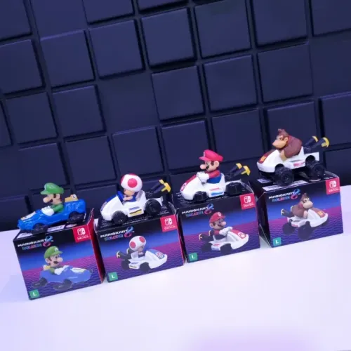 Coleção Super Mario Kart Nintendo Mc Donalds com 4 Peças com as caixas Originais! Raridade