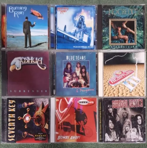 CDs raros de Hard Rock AOR Glam 