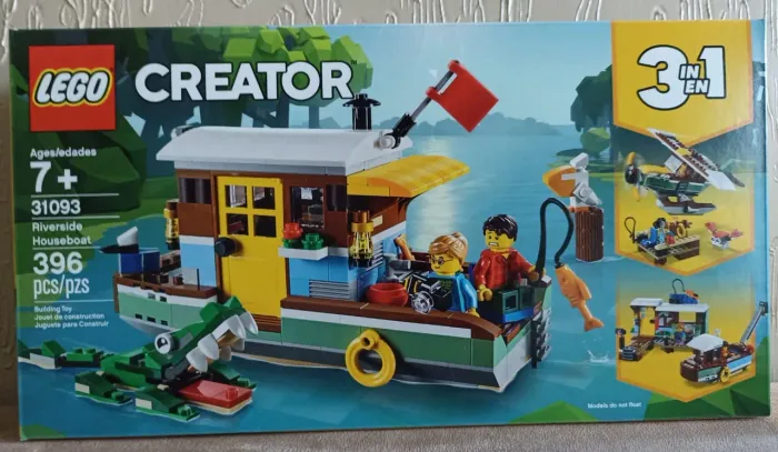 Creator 3 en 1 Casa Flutuante na Margem do Rio 31093 Ano 2019 | 396 peças